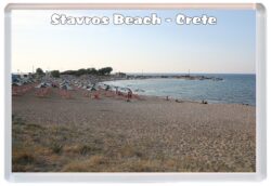 Stavros Beach - Crete - Greece - Jumbo Fridge Magnet Souvenir Gift Present 191G1
