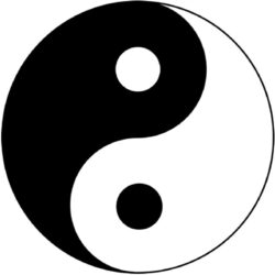 Ying Yang - 59mm Badge/Badges