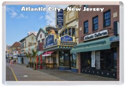 Atlantic City - New Jersey - USA - Jumbo Fridge Magnet Souvenir Gift Present 19U5