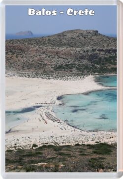 Balos Beach - Crete - Greece - Jumbo Fridge Magnet Souvenir Gift Present 19G2