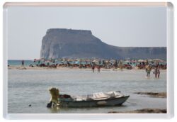 Balos Beach - Crete - Greece - Jumbo Fridge Magnet Souvenir Gift Present 19G3