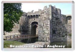 Beaumaris Castle - Anglesey - Wales - Jumbo Fridge Magnet Souvenir Gift Present 19B1