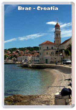 Brac - Croatia - Jumbo Fridge Magnet Souvenir Gift Present 19C5
