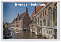 Bruges - Belgium - Jumbo Fridge Magnet Souvenir Gift Present 19B6
