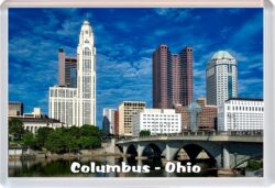 Columbus - Ohio - USA - Jumbo Fridge Magnet Souvenir Gift Present 19U1