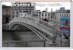 Ha-penny Bridge - Dublin - Ireland - Jumbo Fridge Magnet Souvenir Gift Present I1