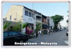 Georgetown - Malaysia - Jumbo Fridge Magnet Souvenir Gift Present S2