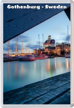 Gothenburg - Sweden - Jumbo Fridge Magnet Souvenir Gift 19S6
