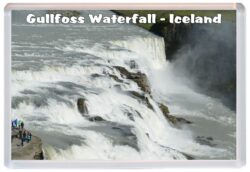 Gullfoss Waterfall - Iceland - Jumbo Fridge Magnet Souvenir Gift Present 19I4