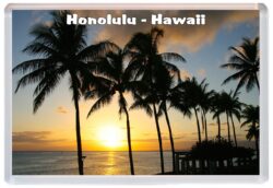 Honolulu - Hawaii - USA - Jumbo Fridge Magnet Souvenir Gift Present 19U2