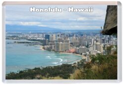 Honolulu - Hawaii - USA - Jumbo Fridge Magnet Souvenir Gift Present 19U4