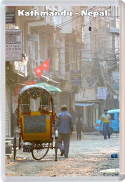 Kathmandu - Nepal - Jumbo Fridge Magnet Souvenir Gift Present 19A1