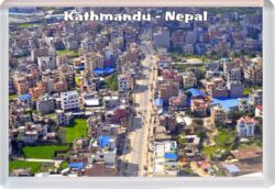 Kathmandu - Nepal - Jumbo Fridge Magnet Souvenir Gift Present 19A2