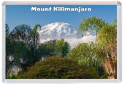 Mount Kilimanjaro - Tanzania - Africa - Jumbo Fridge Magnet Souvenir Gift Present 19T3