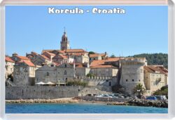 Korcula - Croatia - Jumbo Fridge Magnet Souvenir Gift Present 19C1