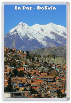 La Paz - Bolivia - Jumbo Fridge Magnet Souvenir Gift Present 19B1