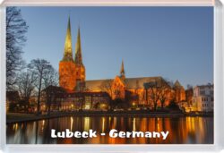 Lubeck - Germany - Jumbo Fridge Magnet/Magnets Souvenir Gift Present 19G2