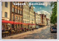 Lubeck - Germany - Jumbo Fridge Magnet/Magnets Souvenir Gift Present 19G3
