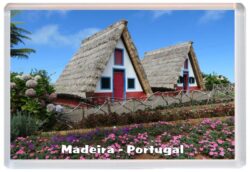 Santana Houses - Madeira - Portugal - Jumbo Fridge Magnet Souvenir Gift Present 19P6