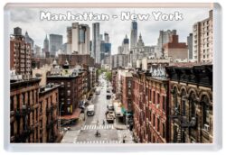 Manhattan - New York - USA - Jumbo Fridge Magnet Souvenir Gift Present 19U3