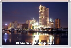 Manila - Philippines - Jumbo Fridge Magnet Souvenir Gift Present 19S3