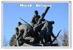 Minsk - Belarus - Jumbo Fridge Magnet Souvenir Gift Present 19M3