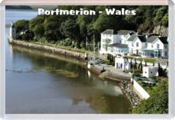 Portmerion - Wales - Jumbo Fridge Magnet Souvenir Gift Present 19W2