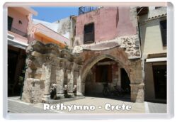 Rethymno - Crete - Greece - Jumbo Fridge Magnet Souvenir Gift Present 191G2