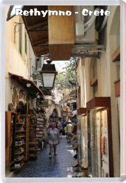 Rethymno - Crete - Greece - Jumbo Fridge Magnet Souvenir Gift Present 191G4