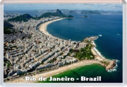 Rio de Janeiro - Brazil - Jumbo Fridge Magnet Souvenir Gift Present 19K6