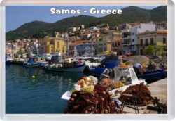 Samos - Greece - Jumbo Fridge Magnet Souvenir Gift Present 191G1