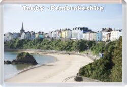 Tenby - Pembrokeshire - Wales - Jumbo Fridge Magnet Souvenir Gift Present 19W6