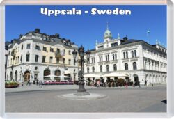 Uppsala - Sweden - Jumbo Fridge Magnet Souvenir Gift 19S1