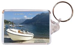 Cernobbio - Lake Como - Italy - Double Sided Large Keyring Key Fob Chain Ring Gift Present Souvenir I1