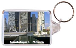 Guadalajara - Double Sided Large Keyring Key Fob Chain Ring Gift Present Souvenir M1