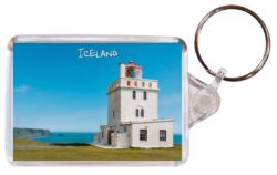 Iceland - Double Sided Large Keyring Key Fob Chain Ring Gift Present Souvenir I5