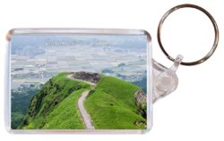 Kumamoto - Japan - Double Sided Large Keyring Key Fob Chain Ring Gift Present Souvenir J1