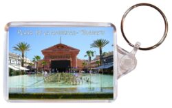 Playa de la Americas - Tenerife - Spain - Double Sided Large Keyring Key Fob Chain Ring Gift Present Souvenir S2