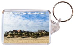 Alnmouth - Hampshire - Double Sided Large Keyring Key Fob Chain Ring Gift Present Souvenir E1