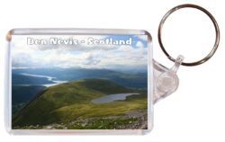 Ben Nevis - Scotland - Double Sided Large Keyring Key Fob Chain Ring Gift Present Souvenir S1