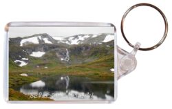 Bergsee - Norway - Double Sided Large Keyring Key Fob Chain Ring Gift Present Souvenir P1