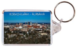 Birmingham - Alabama - Double Sided Large Keyring Key Fob Chain Ring Gift Present Souvenir U1