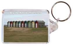 Blyth - Northumberland - Double Sided Large Keyring Key Fob Chain Ring Gift Present Souvenir E1