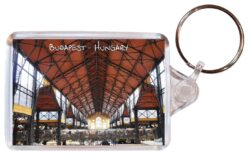 Budapest - Hungary - Double Sided Large Keyring Key Fob Chain Ring Gift Present Souvenir H9