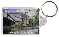 Burfold - Cotswolds - Double Sided Large Keyring Key Fob Chain Ring Gift Present Souvenir E2