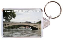 Caversham Bridge - Double Sided Large Keyring Key Fob Chain Ring Gift Present Souvenir E1