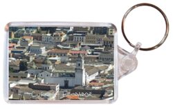 Cuenca - Ecuador - Double Sided Large Keyring Key Fob Chain Ring Gift Present Souvenir E1