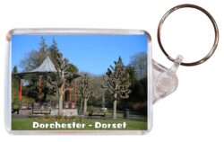 Dorchester - Dorset - Double Sided Large Keyring Key Fob Chain Ring Gift Present Souvenir E2