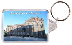 Dorchester - Dorset - Double Sided Large Keyring Key Fob Chain Ring Gift Present Souvenir E3