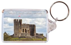 Dudley Castle - West Midlands - Double Sided Large Keyring Key Fob Chain Ring Gift Present Souvenir E1